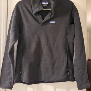 Patagonia Black Snap-T Fleece Pullover